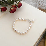 Freshwater Pearl Bracelet 925 Sterling Silver Jewelry Women
