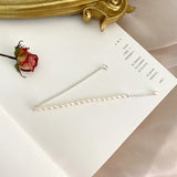 Natural Freshwater Pearl Bracelet 925 Sterling Silver Chain Women Gift