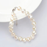 Baroque Pearl Bracelet Natural Freshwater 9-10mm for Women