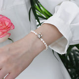 Freshwater Pearl Cat Rabbit Bracelet Elastic Jewelry Women