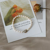 Freshwater Pearl Cat Rabbit Bracelet Elastic Jewelry Women