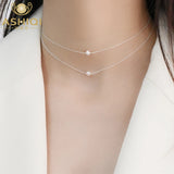 Freshwater Pearl Choker Necklace 925 Sterling Silver Jewelry