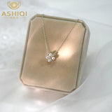 Freshwater Pearl Clover 925 Silver Choker Necklace Lucky Gift