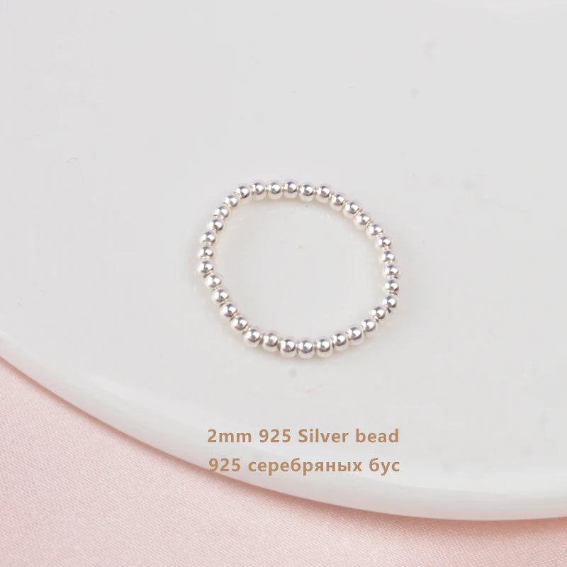 Freshwater Pearl Couple Rings 925 Silver Jewelry for Women