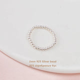 Freshwater Pearl Couple Rings 925 Silver Jewelry for Women
