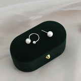 Natural Freshwater Pearl Ear Clips 925 Sterling Silver Earrings for Women Gift