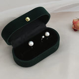 Natural Freshwater Pearl Ear Clips 925 Sterling Silver Earrings for Women Gift