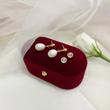 Freshwater Pearl Earrings 925 Silver Jewelry for Women