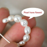 Freshwater Pearl Earrings 925 Sterling Silver Jewelry