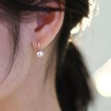 Freshwater Pearl Earrings 925 Silver Jewelry Gift