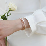 Freshwater Pearl Elastic Bracelet Women