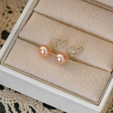 Freshwater Pearl Jewelry 925 Sterling Silver Small Earrings