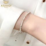 Irregular Freshwater Pearl 925 Silver Bracelet for Women