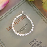 925 Sterling Silver Children Bracelet with Freshwater Pearl