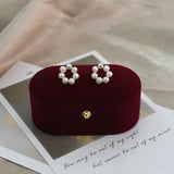 Freshwater Pearl Korea Earrings 925 Silver Small Gift for Girls