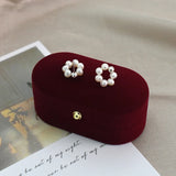 Freshwater Pearl Earrings 925 Sterling Silver Small Jewelry for Girls