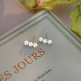 Freshwater Pearl Drop Earrings 925 Sterling Silver