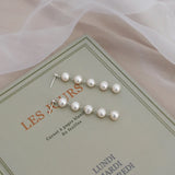 Freshwater Pearl Long Earrings 925 Silver Jewelry Women Gift