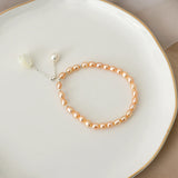 Freshwater Pearl Magnolia Flower Bracelet for Women