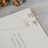 Freshwater Pearl Necklace 925 Sterling Silver Chain Jewelry Girls Women