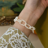 Freshwater Pearl Necklace 925 Silver Bracelet Set