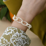 Freshwater Pearl Necklace 925 Sterling Silver Bracelet Set