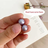 Freshwater Pearl Necklace 925 Silver Women's Jewelry