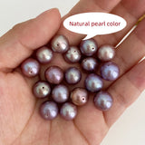 Freshwater Pearl Necklace 925 Silver Women's Jewelry