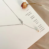 Natural Freshwater Pearl Necklace Pendant 925 Sterling Silver Chain