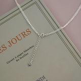 Freshwater Pearl Necklace 925 Silver Chain Jewelry Gift