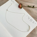 Freshwater Pearl Pendant Necklace 925 Sterling Silver Women Gift