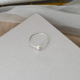 Freshwater Pearl Ring 925 Silver Jewelry for Girls
