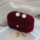 Freshwater Pearl Stud Earrings 925 Sterling Silver Jewelry
