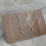 Freshwater Pearl 925 Silver Dangle Earrings for Women