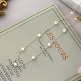 Freshwater Pearls Sterling Silver Necklace Jewelry for Women