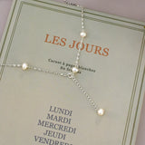 Freshwater Pearl Silver Necklace for Women