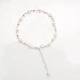 Freshwater Pearl Bracelet 925 Silver Bead Jewelry