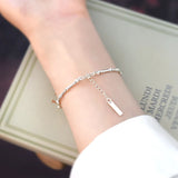 Jade Irregular 925 Silver Bracelet Jewelry for Women