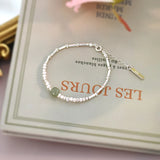 Jade 925 Silver Bracelet for Women