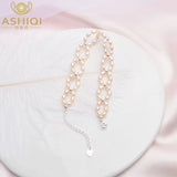 3-4mm Freshwater Pearl 925 Sterling Silver Bracelet for Women