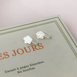 Shell Flower Earrings 925 Sterling Silver Jewelry for Women