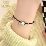 Cat Woven Bracelet 925 Sterling Silver Jewelry for Girls