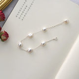 Baroque Freshwater Pearl Bracelet 925 Sterling Silver Chain for Women