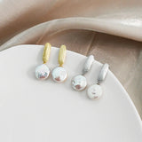 Freshwater Pearl 925 Sterling Silver Earrings Women