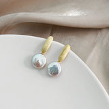 Freshwater Pearl 925 Sterling Silver Earrings Women