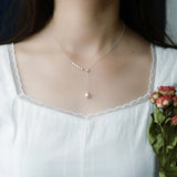 Freshwater Pearl 925 Sterling Silver Necklace Pendant for Women