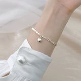 Freshwater Pearl Silver Bracelet with Women