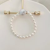 Freshwater Pearl Bracelet - 12-13mm Large Button Pearl Jewelry