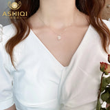 Freshwater Pearl Kitten Claw Necklace 925 Sterling Silver Chain for Women