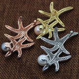 Natural Freshwater Pearl Flower Brooch Pin Wedding Bride Bridesmaid Jewelry